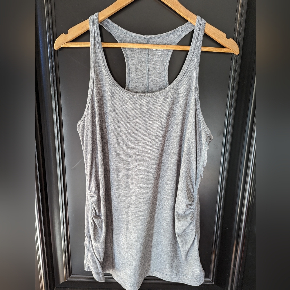Maternity Gap Gray Athletic Tank Top